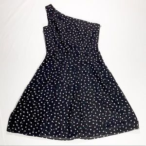 WHBM | Polka Dots One Shoulder Dress